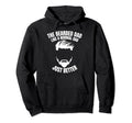 Skull And Beard Bearded Dad Gift Power Hoodie - Unique Graphic Men Women - T-Shirt, Sweatshirt, Hoodie