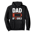 Mom 3 Funny Exhausted Mother Hoodie - Fun Novelty Design for Adults - T-Shirt, Sweatshirt, Hoodie