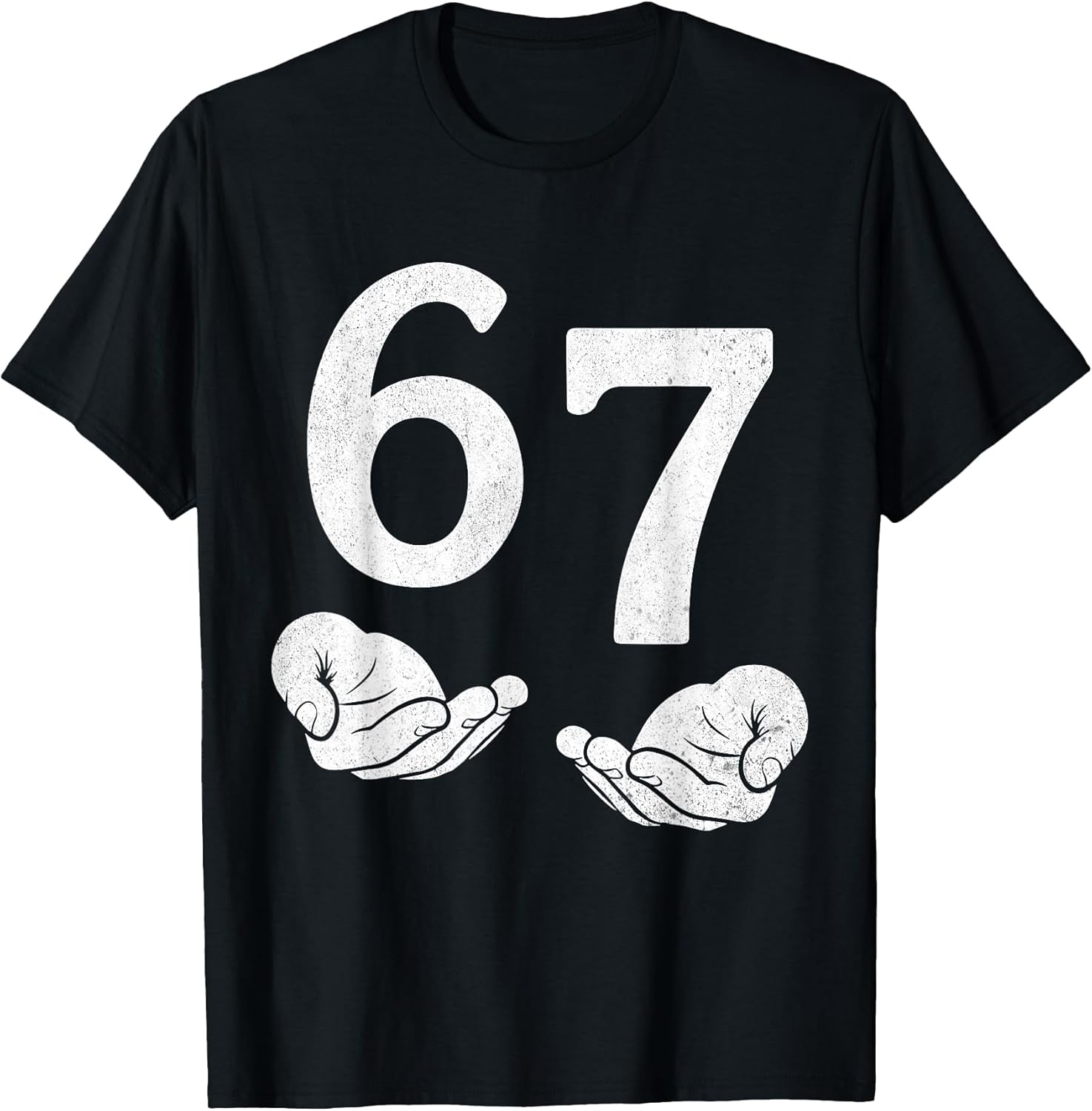 Fun Six Seven 6 7 Funny 67 Gen Alpha Slang Meme - Adult & Kids T-Shirts, Sweatshirts & Hoodies apparel design preview 1