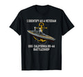 Warship Uss California Bb 44 Battleship T-Shirt - Graphic Print Men Women - T-Shirt, Sweatshirt, Hoodie