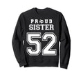 Number 52 Custom Proud Soccer Sweatshirt - Novelty Apparel Men Women - T-Shirt, Sweatshirt, Hoodie