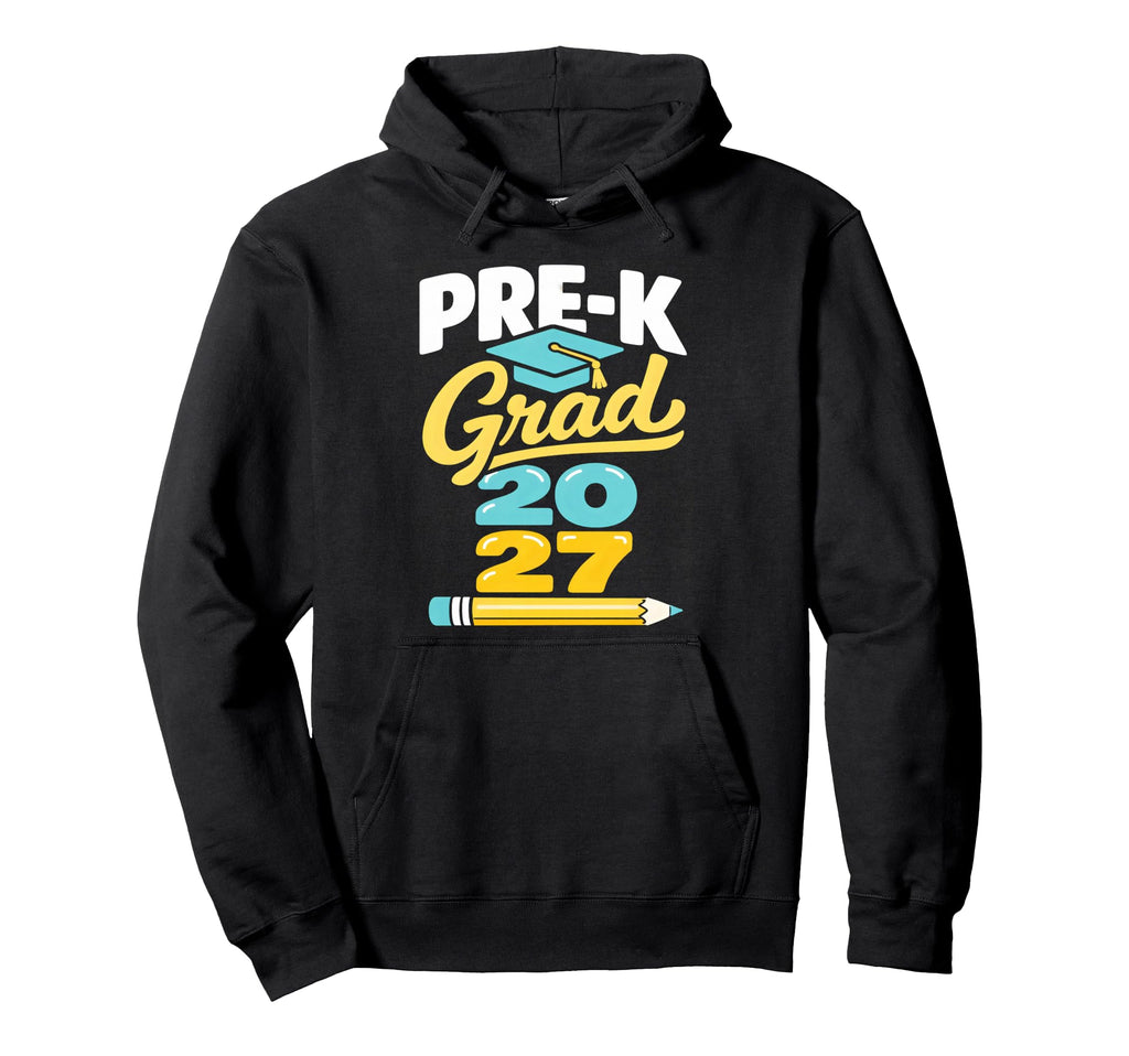 Prek Grad 2027 Graduation School Class Hoodie - Minimalist Print Unisex - T-Shirt, Sweatshirt, Hoodie