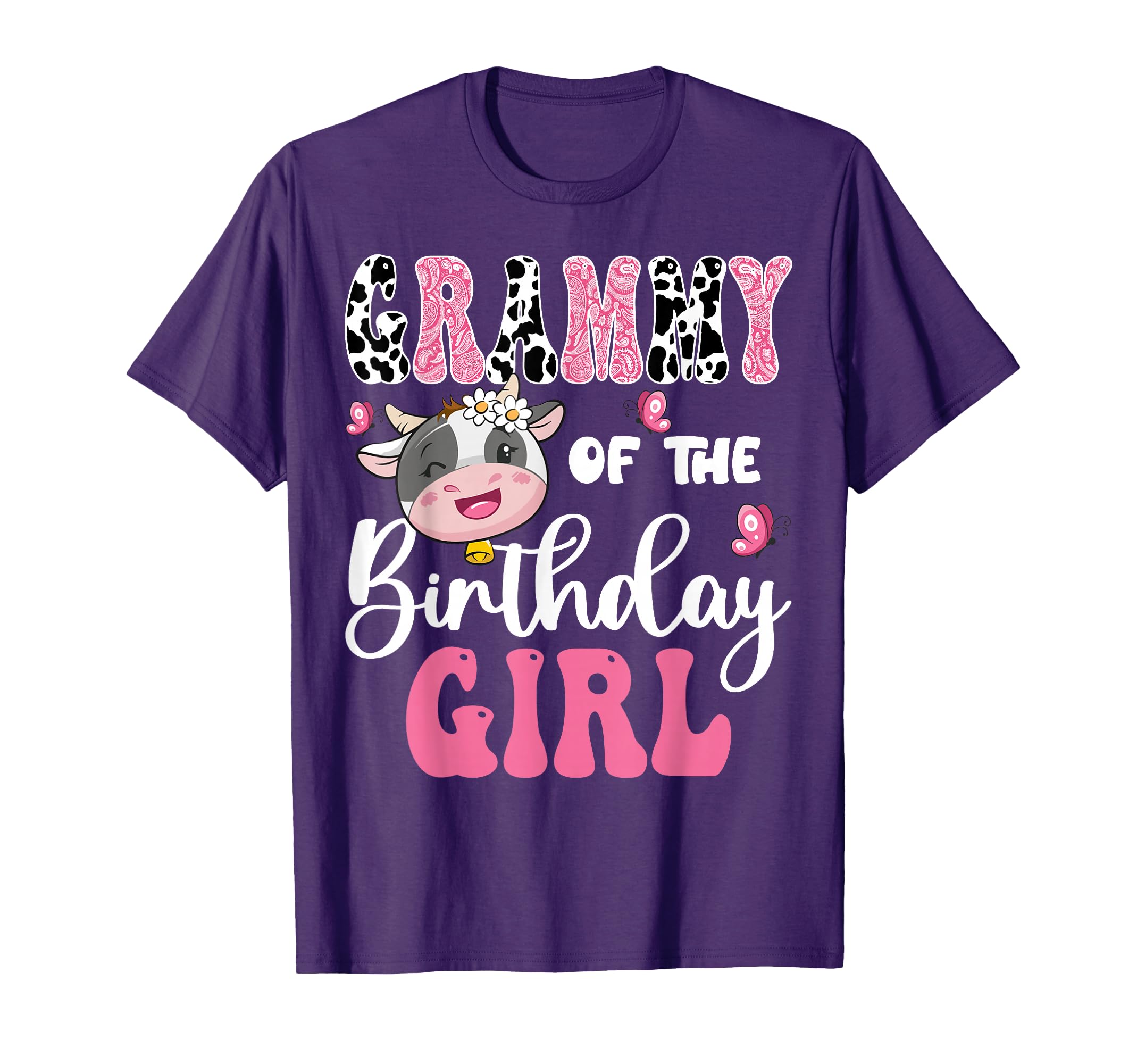Grammy Birthday Farm Cow 1St T-Shirt - Casual Everyday Wear for Adults - T-Shirt, Sweatshirt, Hoodie