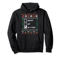 Santas Naughty Nice List Dad Twins Ugly Hoodie - Aesthetic Graphic Unisex - T-Shirt, Sweatshirt, Hoodie