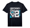Soccer Birthday Party 2 Year Old T-Shirt - Fun Novelty Design Men Women - T-Shirt, Sweatshirt, Hoodie