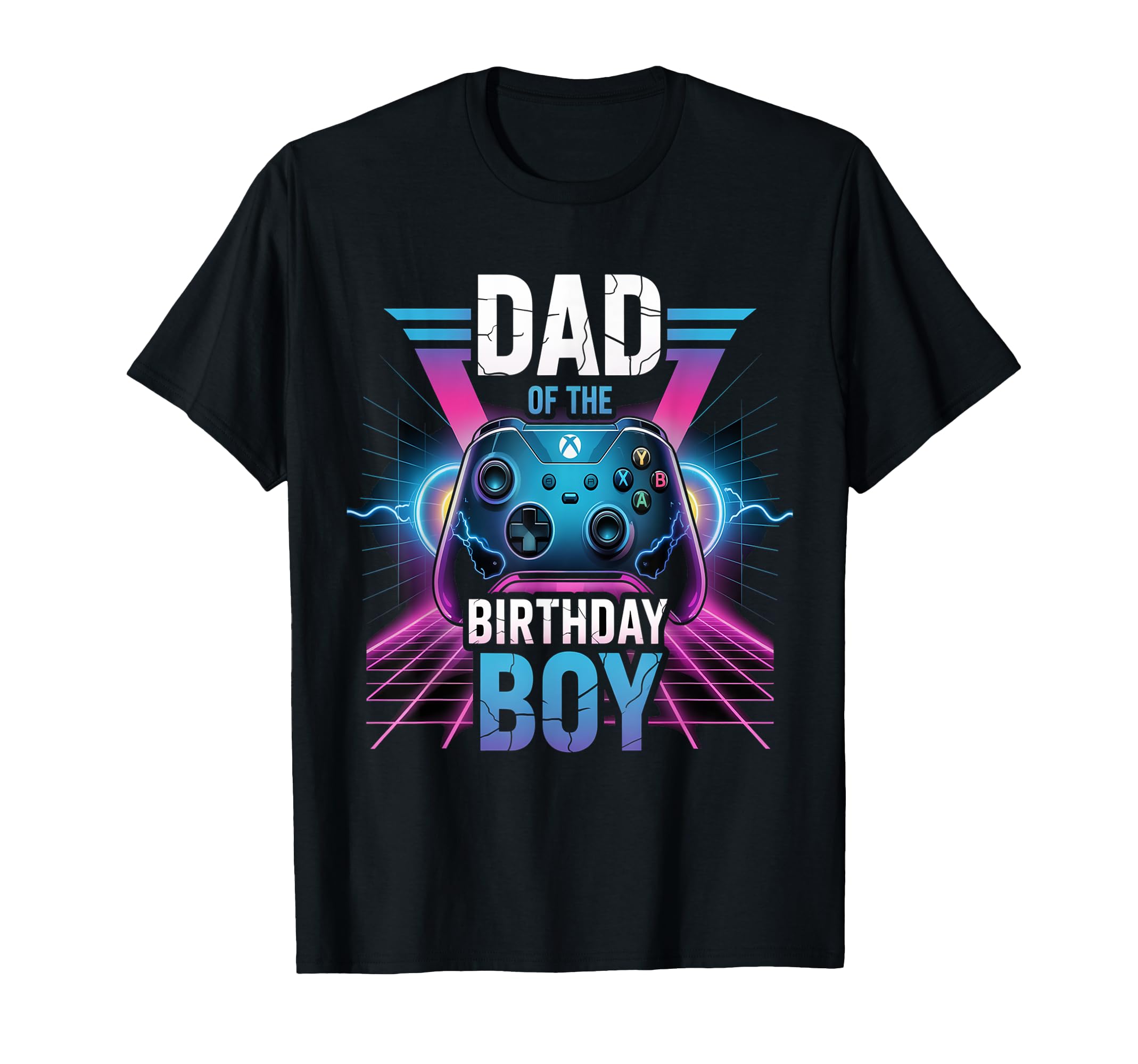 Dad Birthday Matching Video Gamer Birthday T-Shirt - Unique Graphic Unisex - T-Shirt, Sweatshirt, Hoodie