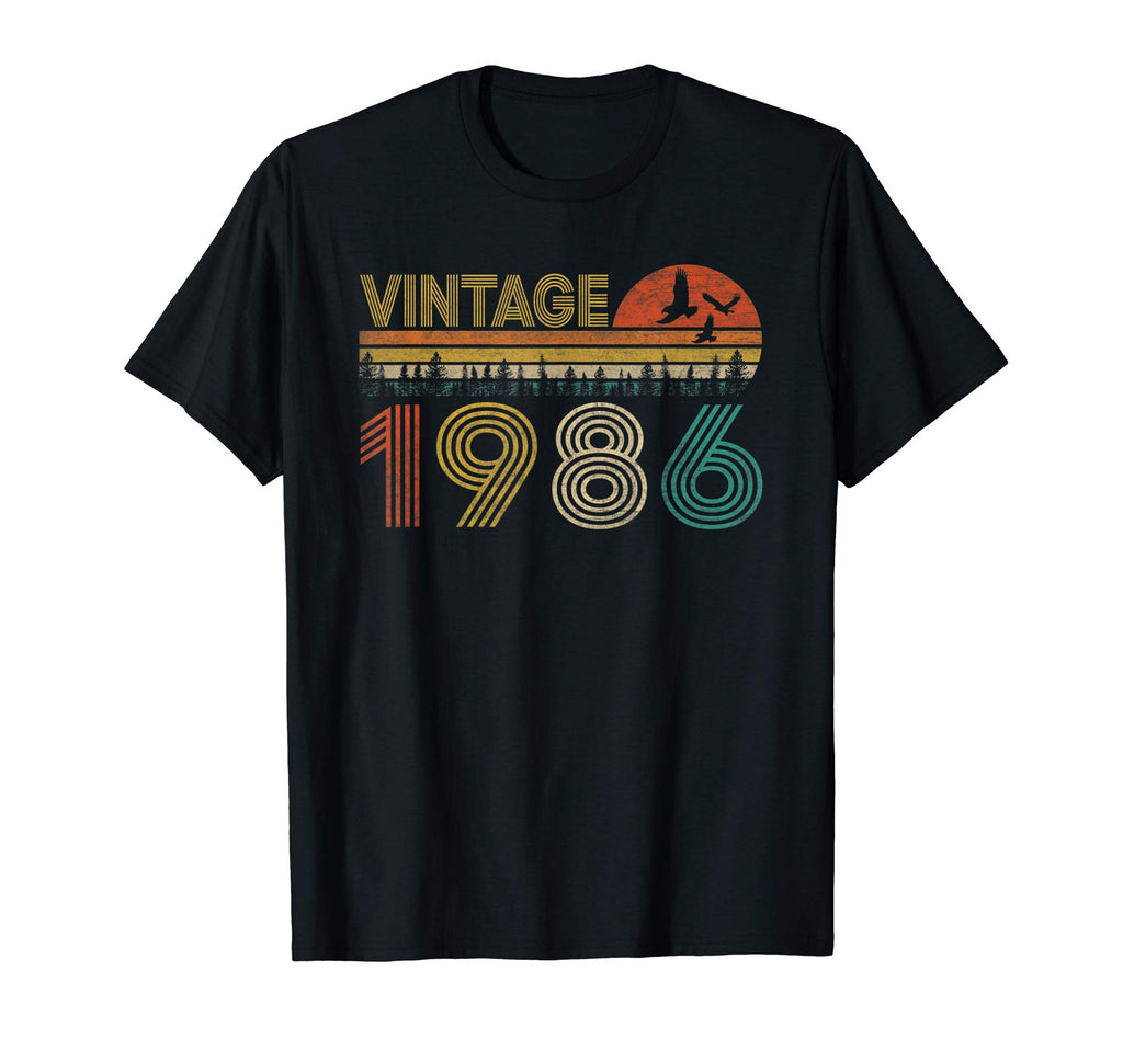 35 Years Old Gifts 1986 Birthday 35Th T-Shirt - Custom Art Print Men Women - T-Shirt, Sweatshirt, Hoodie