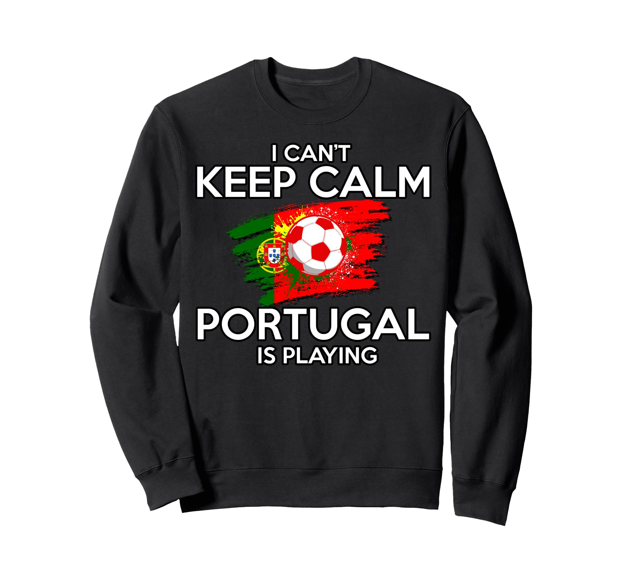 Portugal Football Fan Soccer Game Sweatshirt - Aesthetic Graphic Unisex - T-Shirt, Sweatshirt, Hoodie