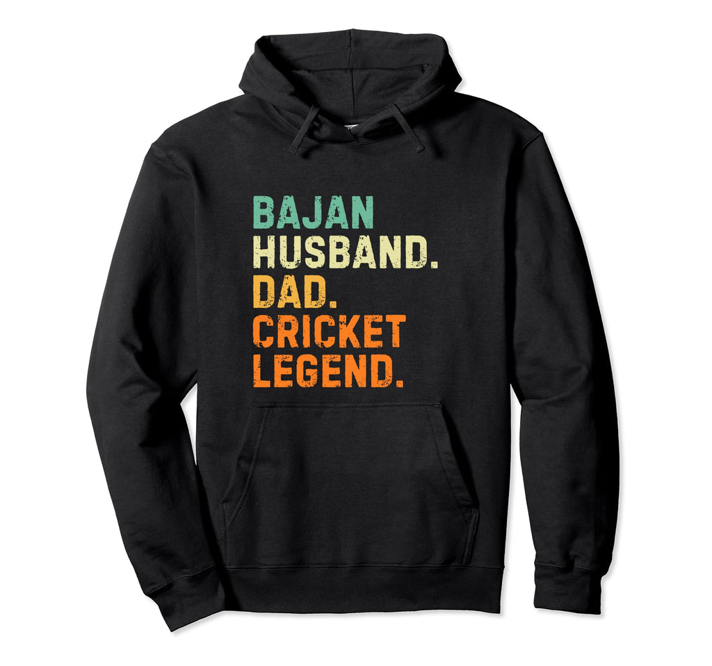 Bajan Husband Dad Cricket Legend Barbados Hoodie - Minimalist Print Unisex - T-Shirt, Sweatshirt, Hoodie