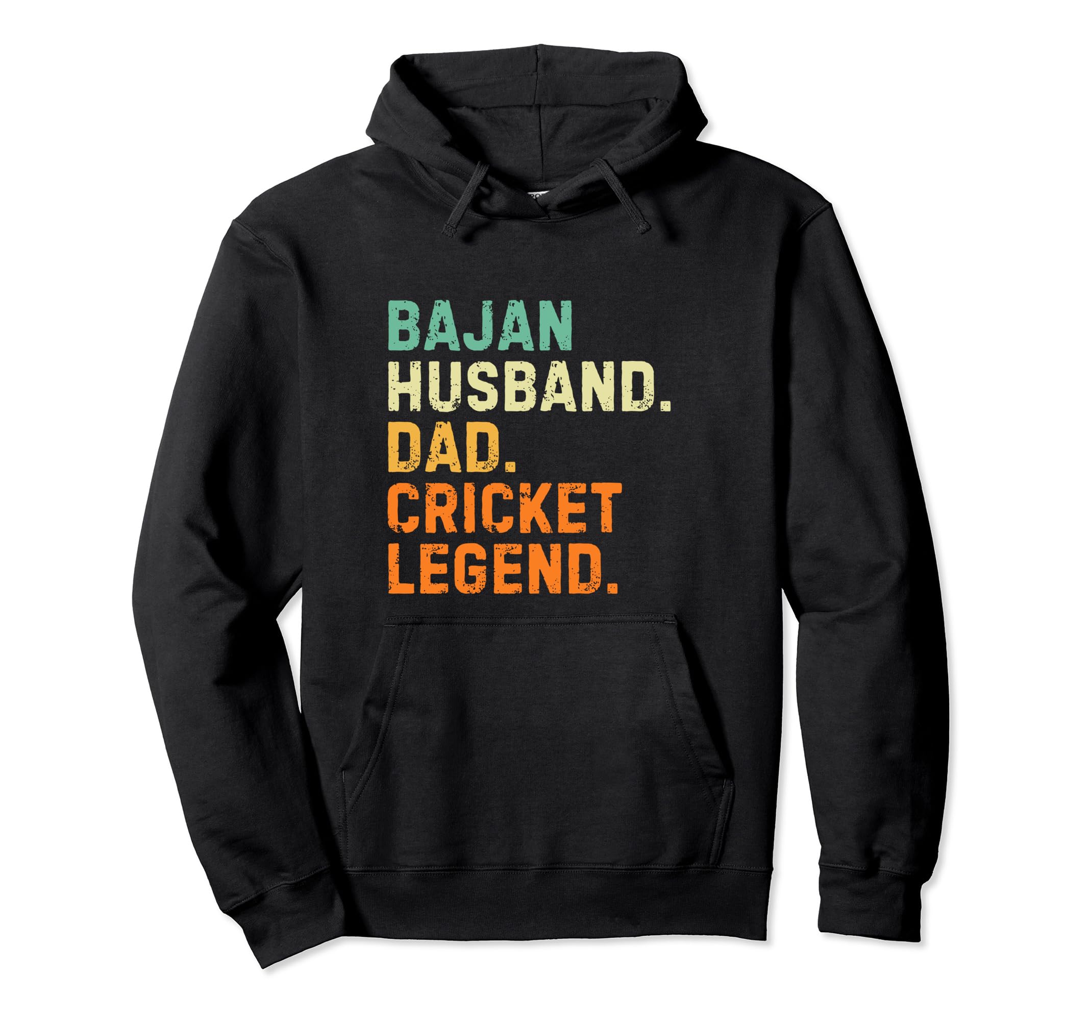 Bajan Husband Dad Cricket Legend Barbados Hoodie - Minimalist Print Unisex - T-Shirt, Sweatshirt, Hoodie