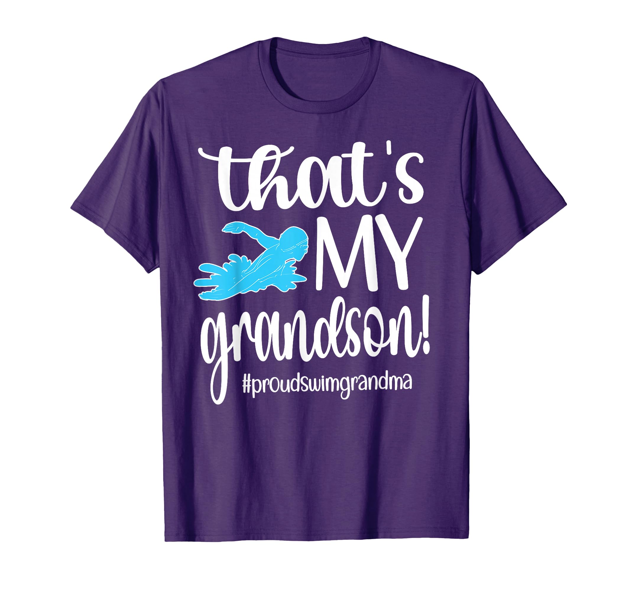 Thats My Grandson Swim Grandma Swim T-Shirt - Custom Art Print Unisex - T-Shirt, Sweatshirt, Hoodie