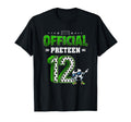 Preteen 12Th Birthday Soccer Player 12 T-Shirt - Minimalist Print Unisex - T-Shirt, Sweatshirt, Hoodie