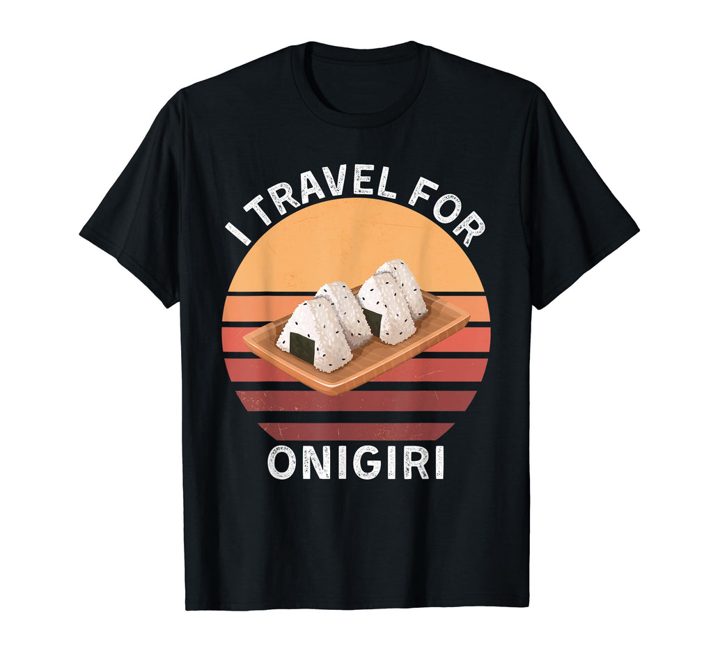 I Travel Onigiri Onigiri Food Lover T-Shirt - Minimalist Print for Adults - T-Shirt, Sweatshirt, Hoodie