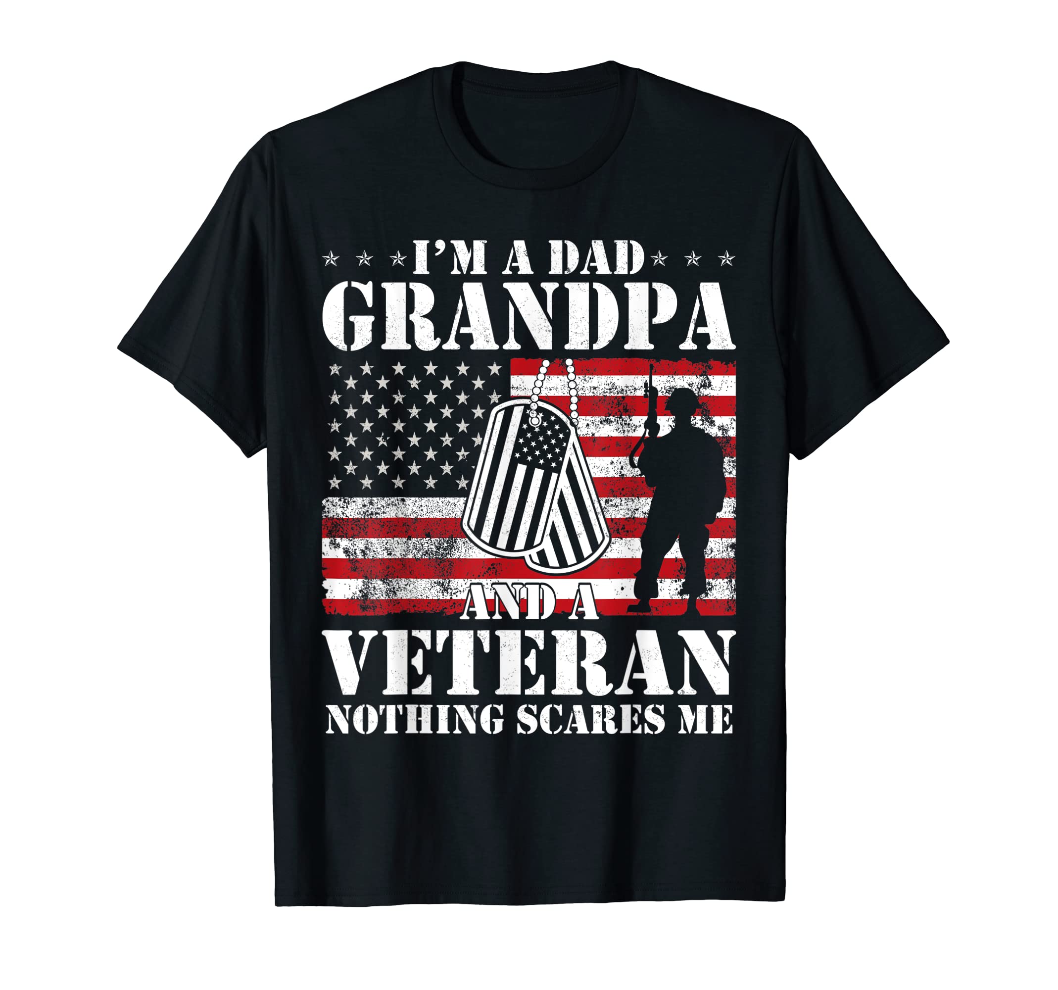 Mens Im Dad Grandpa And Veteran T-Shirt - Streetwear Style for Adults - T-Shirt, Sweatshirt, Hoodie
