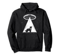 Bearded Collie Mom Dad Dog Funny Alien Hoodie - Minimalist Print Men Women - T-Shirt, Sweatshirt, Hoodie