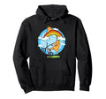Giraffe Riding Bike Rainbow Funny Hoodie - Streetwear Style Men Women - T-Shirt, Sweatshirt, Hoodie