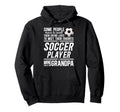 Soccer Grandpa Proud Grandpa Soccer Hoodie - Minimalist Print Men Women - T-Shirt, Sweatshirt, Hoodie