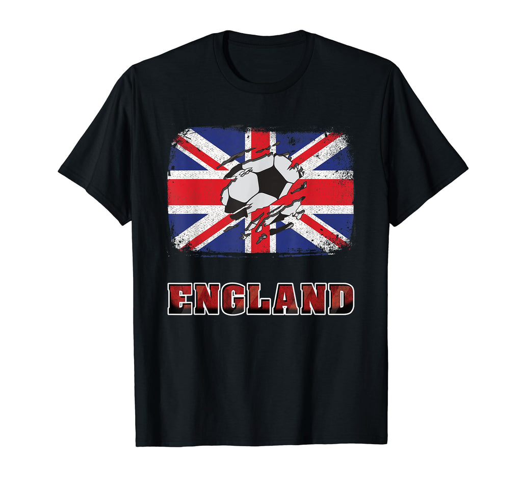 England Flag World Soccer Football T-Shirt - Streetwear Style for Adults - T-Shirt, Sweatshirt, Hoodie