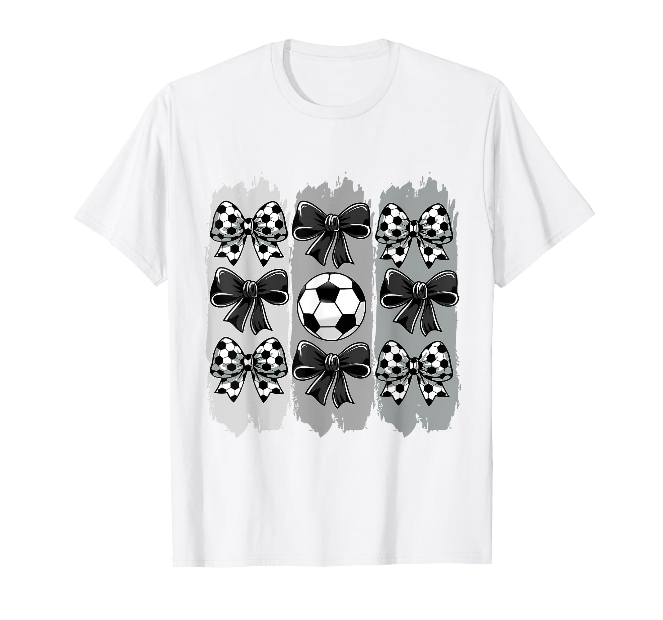 Soccer Coquette Bow Soccer Ball T-Shirt - Casual Everyday Wear Men Women - T-Shirt, Sweatshirt, Hoodie