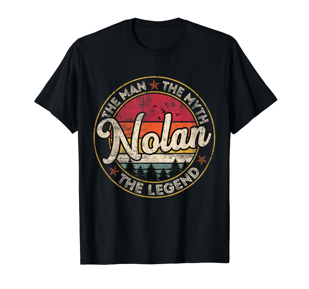 Nolan Myth Legend Personalized Name T-Shirt - Aesthetic Graphic Unisex - T-Shirt, Sweatshirt, Hoodie