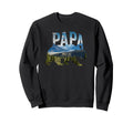 Papa Bear Mountains Daddy Bear Sweatshirt - Aesthetic Graphic Men Women - T-Shirt, Sweatshirt, Hoodie