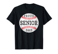 Mens Proud Senior Baseball Player Dad T-Shirt - Trendy Graphic Men Women - T-Shirt, Sweatshirt, Hoodie