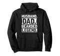 Beard Dad Fathers Day Husband Funny Hoodie - Novelty Apparel for Adults - T-Shirt, Sweatshirt, Hoodie