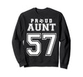 Number 57 Custom Proud Soccer Futbol Sweatshirt - Trendy Graphic Men Women - T-Shirt, Sweatshirt, Hoodie