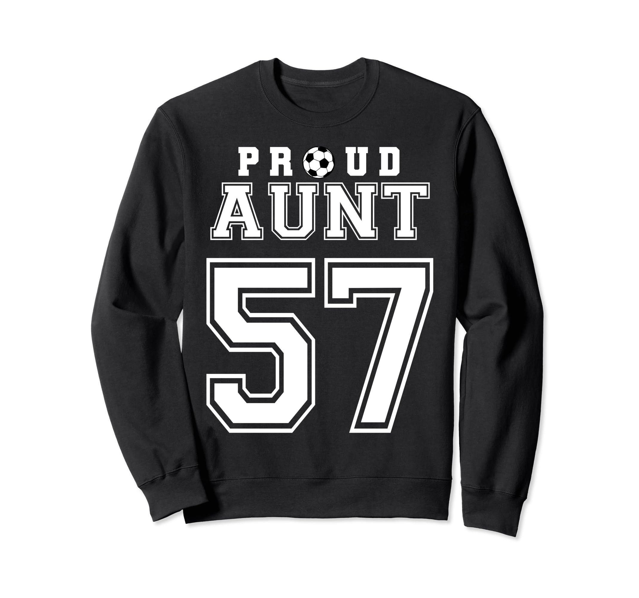 Number 57 Custom Proud Soccer Futbol Sweatshirt - Trendy Graphic Men Women - T-Shirt, Sweatshirt, Hoodie