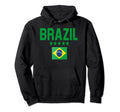 Brazil Football Soccer Jersey Yellow Hoodie - Trendy Graphic Men Women - T-Shirt, Sweatshirt, Hoodie
