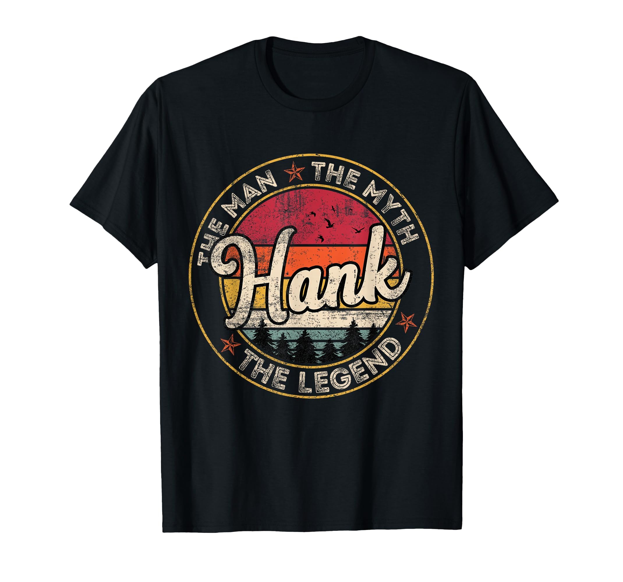 Hank Myth Legend Personalized Name T-Shirt - Custom Art Print for Adults - T-Shirt, Sweatshirt, Hoodie