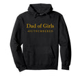 Dad Outnumbered Funny Hoodie - Minimalist Print Unisex - T-Shirt, Sweatshirt, Hoodie