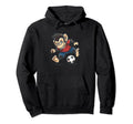Monkey Soccer Hoodie - Graphic Print Unisex - T-Shirt, Sweatshirt, Hoodie