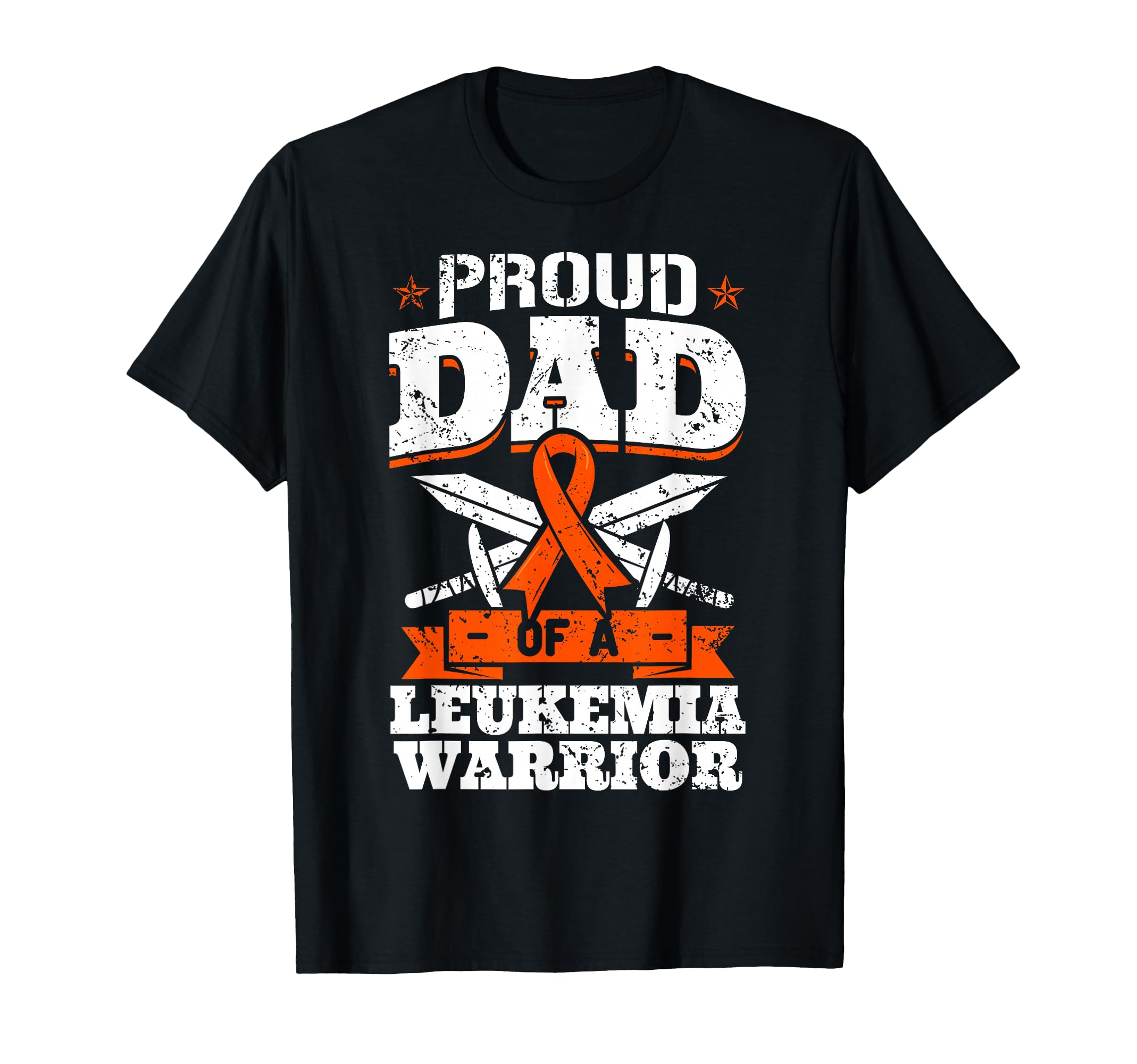 Proud Dad Leukemia Warrior Daddy T-Shirt - Minimalist Print Men Women - T-Shirt, Sweatshirt, Hoodie