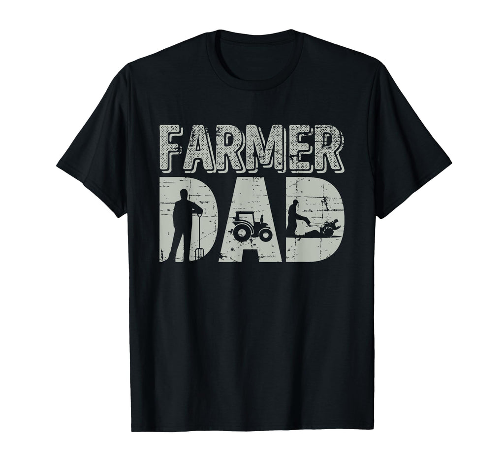 Farmer Dad Farm Farming Fathers Day T-Shirt - Fun Novelty Design Unisex - T-Shirt, Sweatshirt, Hoodie