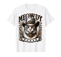 Meowdy Funny Cat Wearing Cowboy Hat T-Shirt - Trendy Graphic Men Women - T-Shirt, Sweatshirt, Hoodie