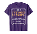 Funny Im Tattooed Grandpa Just Cooler Hoodie - Aesthetic Graphic Men Women - T-Shirt, Sweatshirt, Hoodie