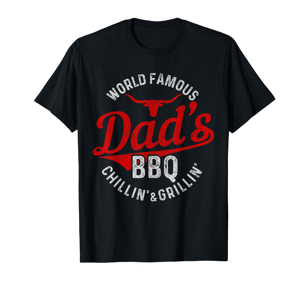 Dads Bbq Grill Grilling Chef Funny T-Shirt - Minimalist Print Unisex - T-Shirt, Sweatshirt, Hoodie