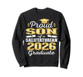 Proud Son 2026 Salutatorian Graduate Sweatshirt - Aesthetic Graphic Unisex - T-Shirt, Sweatshirt, Hoodie