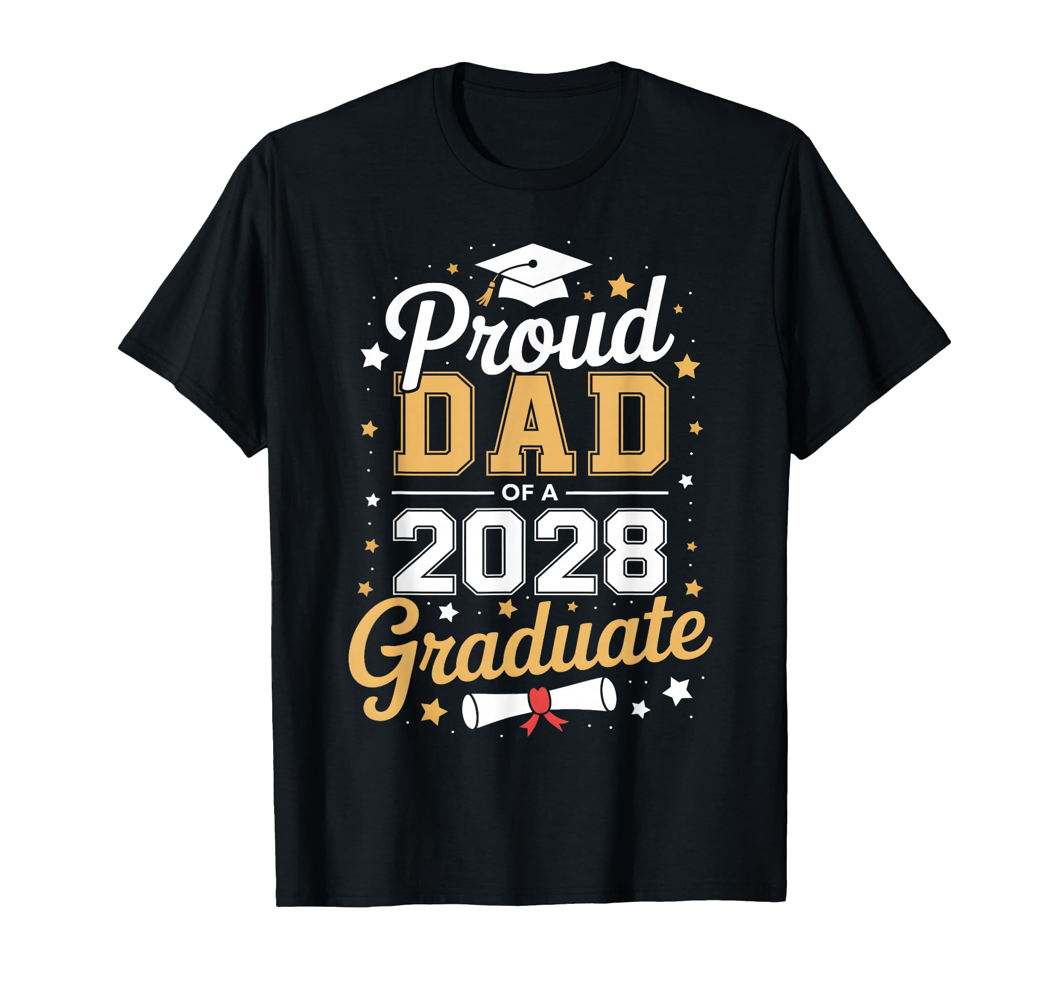 Proud Dad 2028 Graduate Dad Class 2028 T-Shirt - Trendy Graphic for Adults - T-Shirt, Sweatshirt, Hoodie