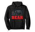 Papa Bear Father Dad Daddy Gift Funny Hoodie - Casual Everyday Wear Unisex - T-Shirt, Sweatshirt, Hoodie