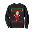 Ugly Santa Claus Playing Soccer Sweatshirt - Minimalist Print Unisex - T-Shirt, Sweatshirt, Hoodie