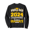 Proud Dad 2024 Environmental Sweatshirt - Minimalist Print Men Women - T-Shirt, Sweatshirt, Hoodie