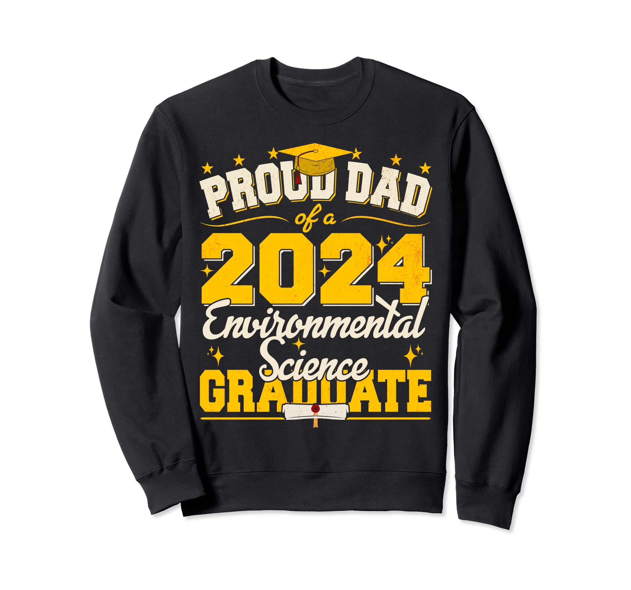 Proud Dad 2024 Environmental Sweatshirt - Minimalist Print Men Women - T-Shirt, Sweatshirt, Hoodie