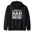 Just Dad Who Loves His 3 T-Shirt - Custom Art Print Unisex - T-Shirt, Sweatshirt, Hoodie