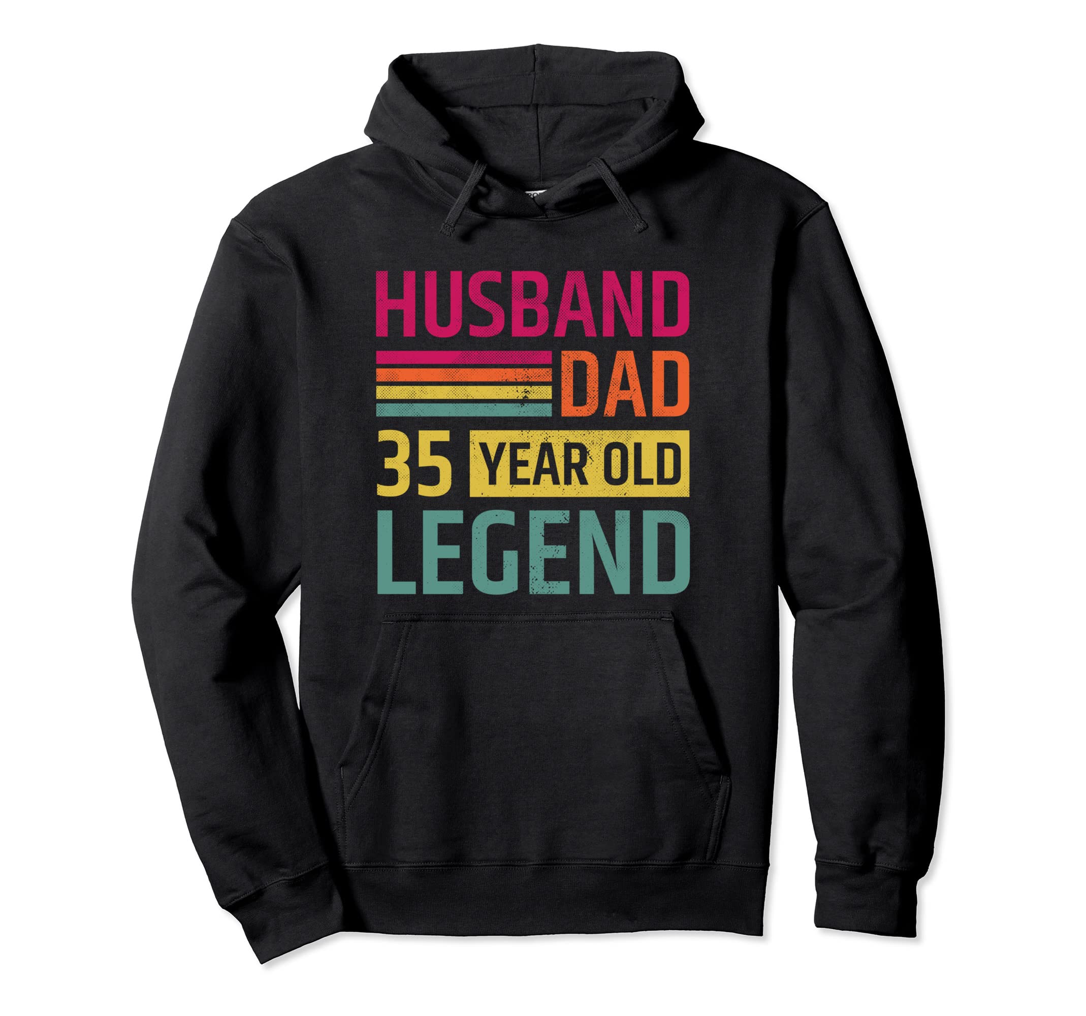 Birthday Husband Dad 35 Year Old Hoodie - Aesthetic Graphic Men Women - T-Shirt, Sweatshirt, Hoodie