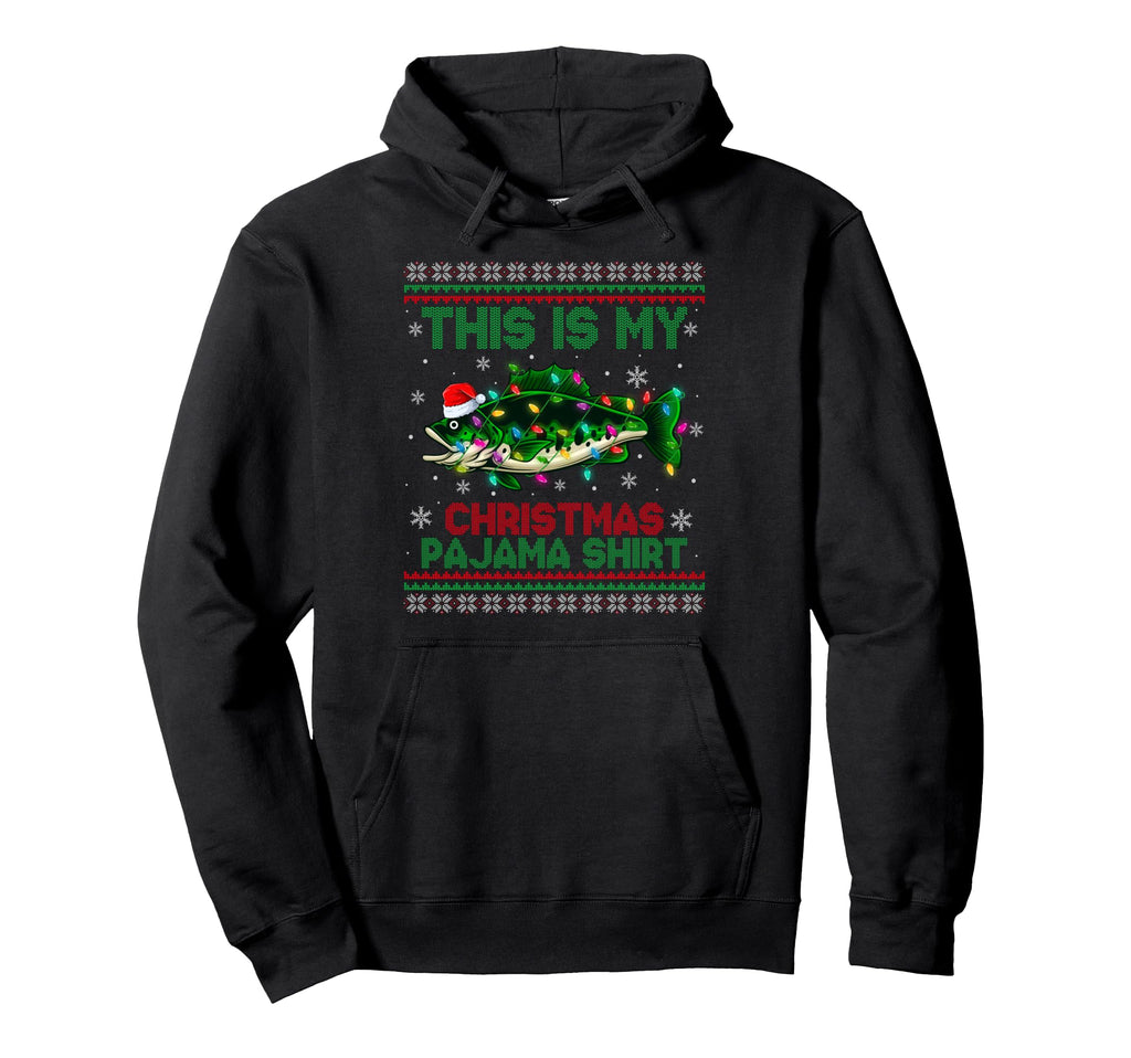 This Is My Ugly Fishing Dad Fishmas Hoodie - Custom Art Print Unisex - T-Shirt, Sweatshirt, Hoodie