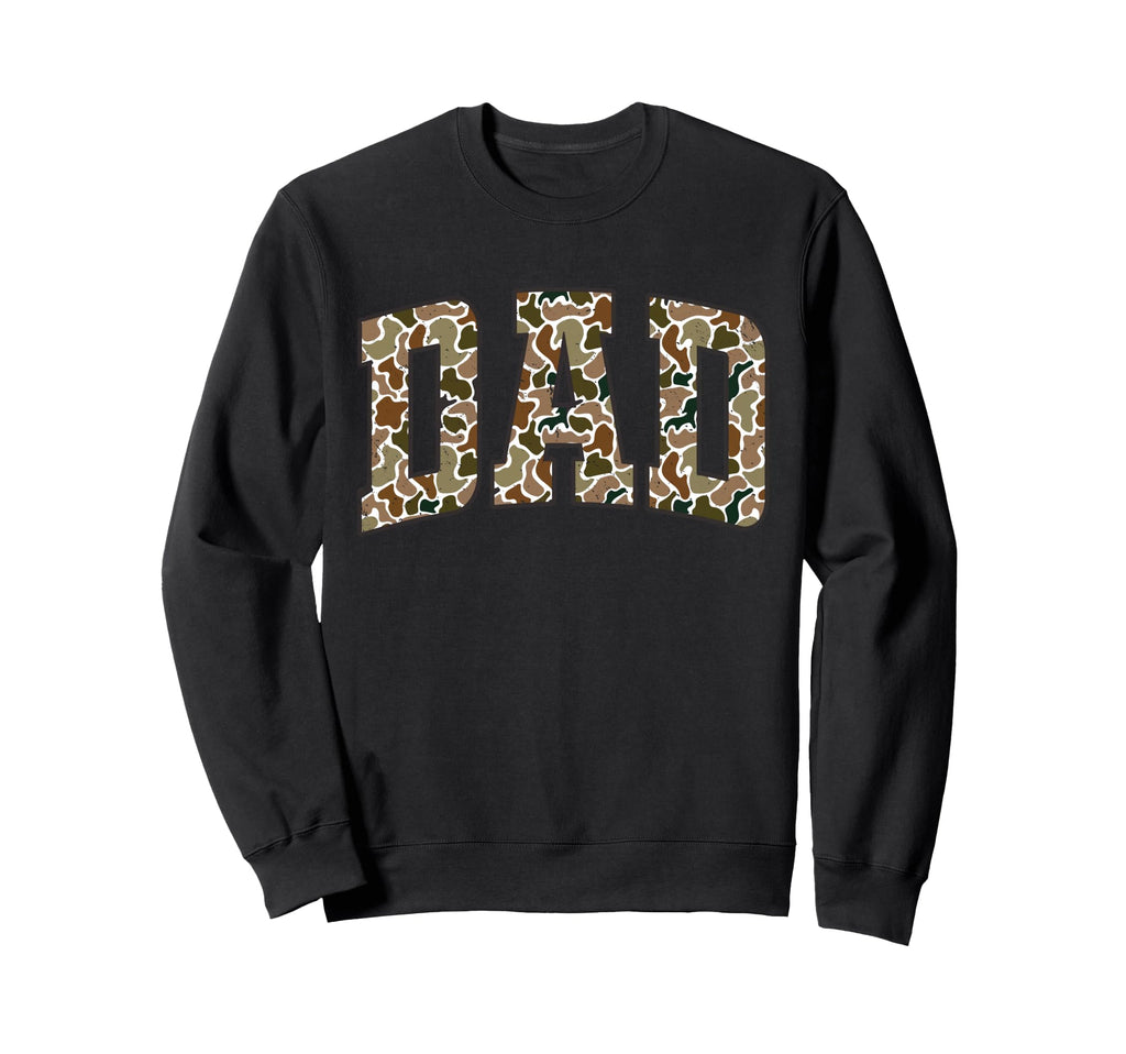 Camo Duck Hunting Dad Old Camo Dad Sweatshirt - Novelty Apparel Unisex - T-Shirt, Sweatshirt, Hoodie