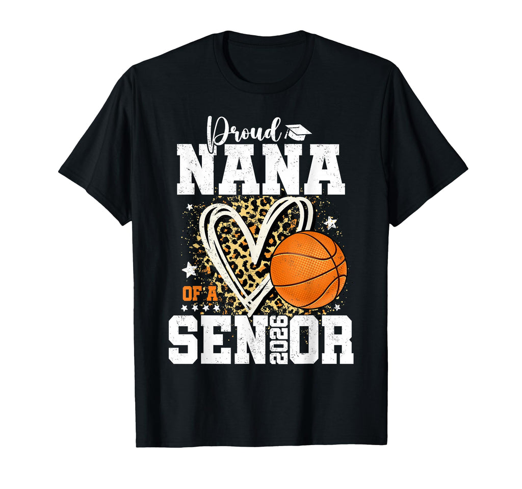 Proud Nana 2026 Senior Graduate T-Shirt - Minimalist Print Men Women - T-Shirt, Sweatshirt, Hoodie