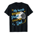 My Favorite Hockey Player Calls Me Dad T-Shirt - Custom Art Print Unisex - T-Shirt, Sweatshirt, Hoodie